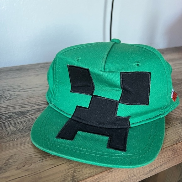 Jinx Green Minecraft Creeper baseball Cap - Picture 1 of 5